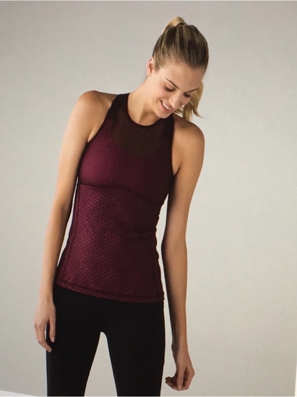 Lululemon | Ready Set Sweat Tank Size 4 Raspberry Pixel